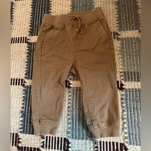 Janie and Jack Brown Kids Joggers